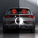 LED Expressões Gestuais Divertidas para Carros