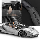 CarbonSuede Nivus™ Capa de Volante em Carbono com Suede - (🔥 Último Dia Frete Grátis )